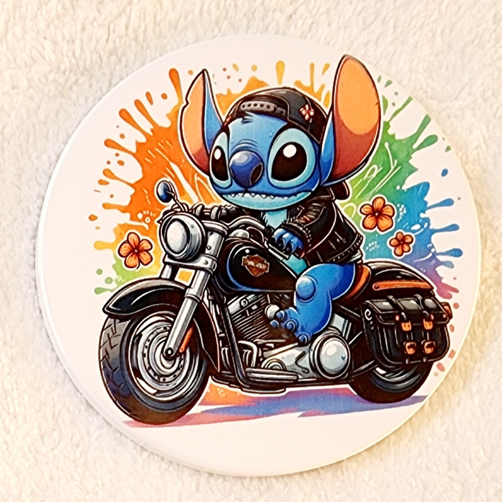 Colorful Cartoon Character Coasters Set - Picture 4 of 5
